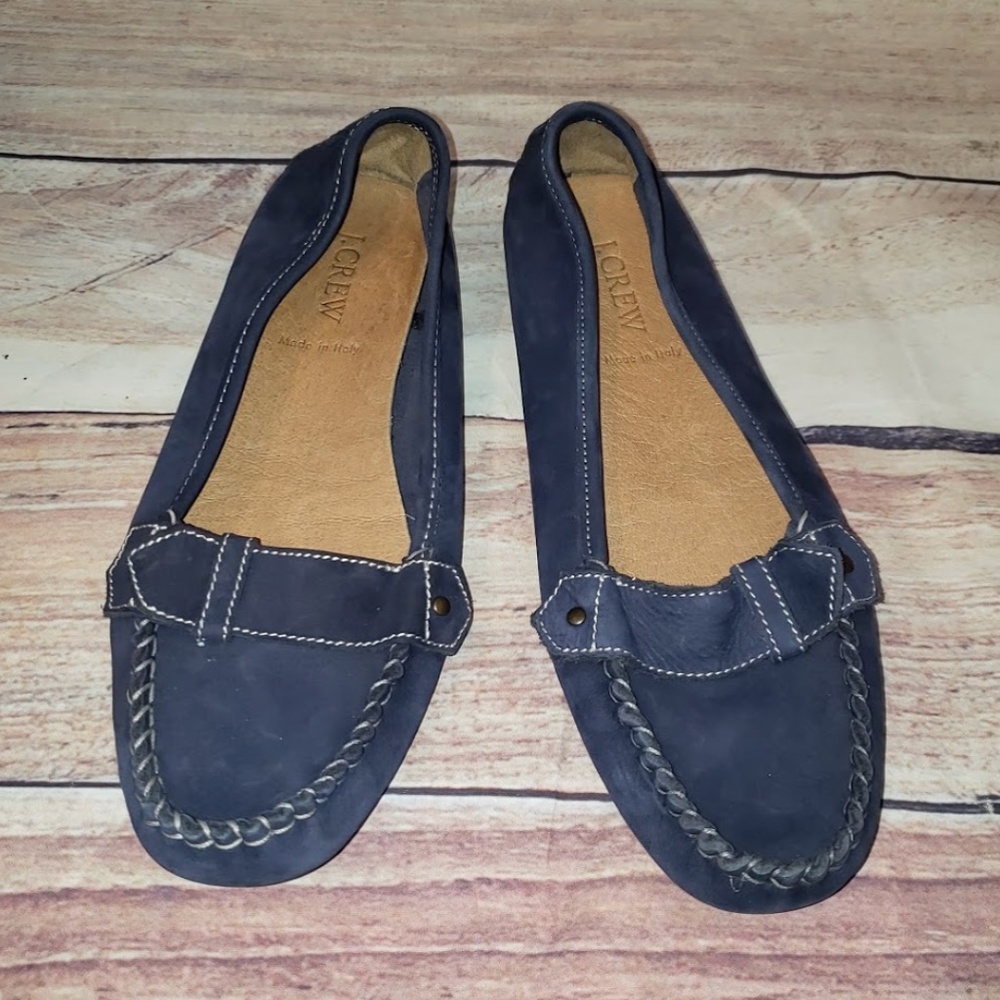 J. Crew women's blue flats